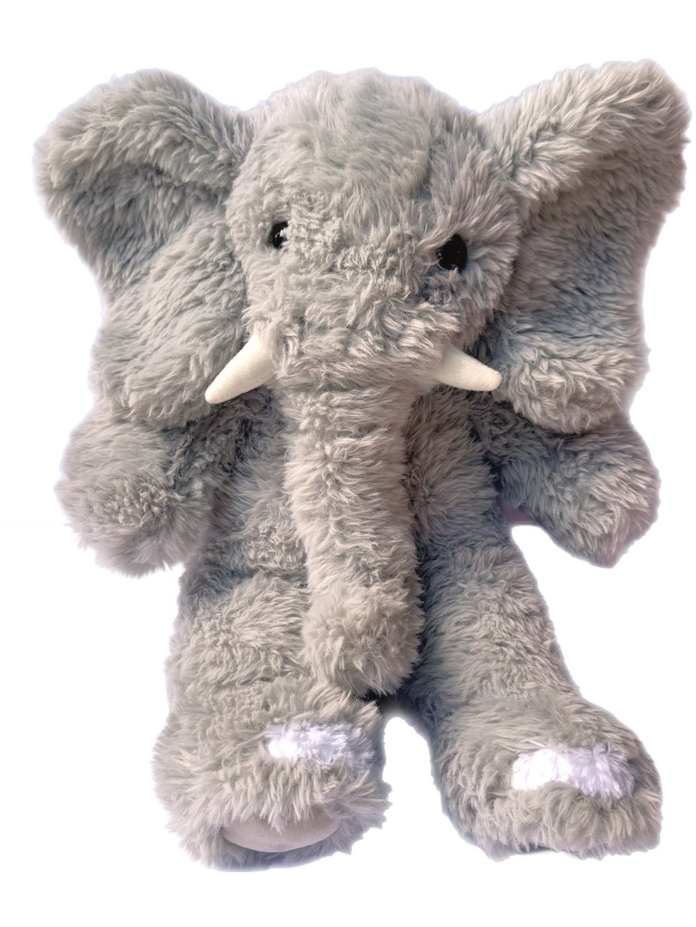 18” Oh So Soft Elephant Vermont teddy bear gray soft fluffy collectible grey